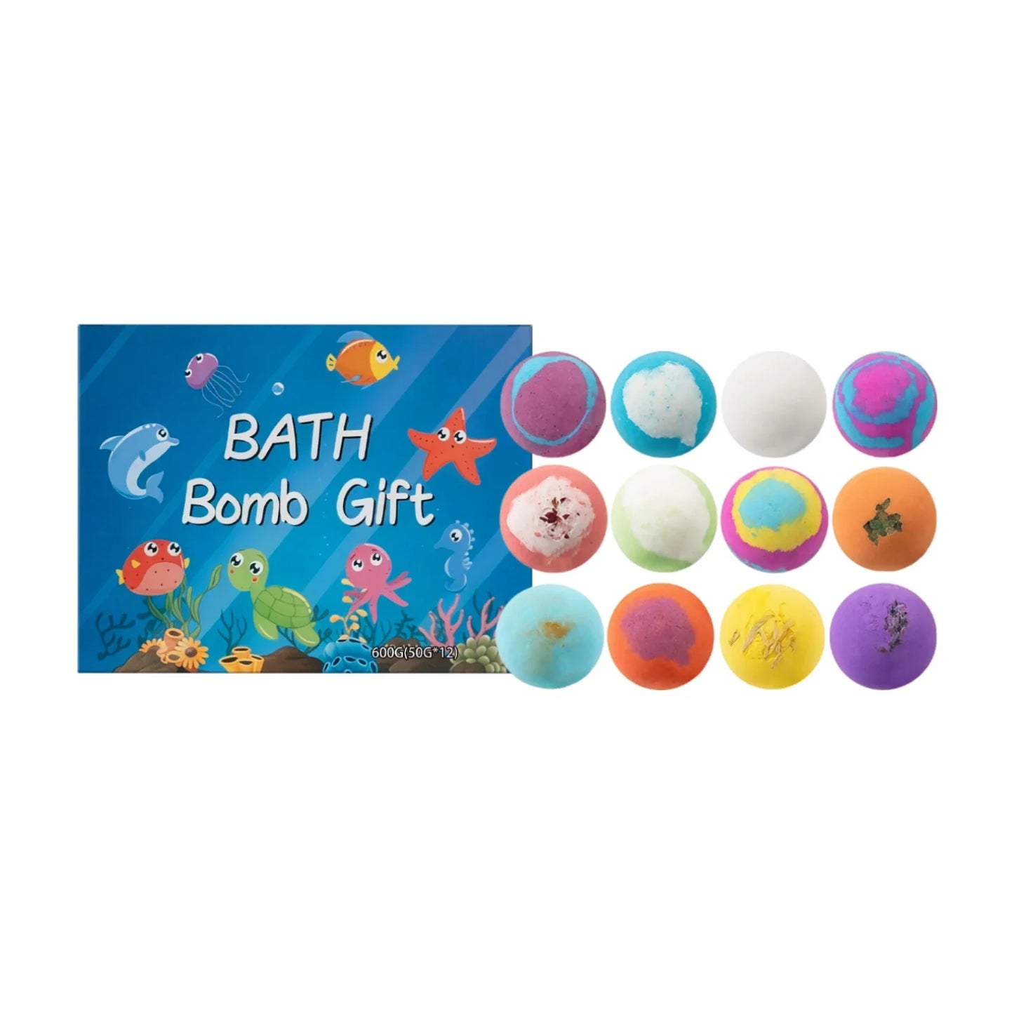 Toy Bath Bomb Gift Set Box – Moisturizing & Gentle Daily Bathing