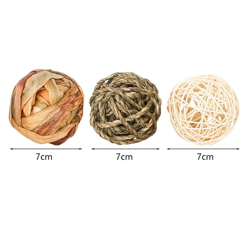 A36T-Small Animal Activity Toy,Pets Play Chew Toys For Bunny Rabbits Guinea Pigs Gerbils, 12 Pack Peaceful Pleasures Health and Wellness
