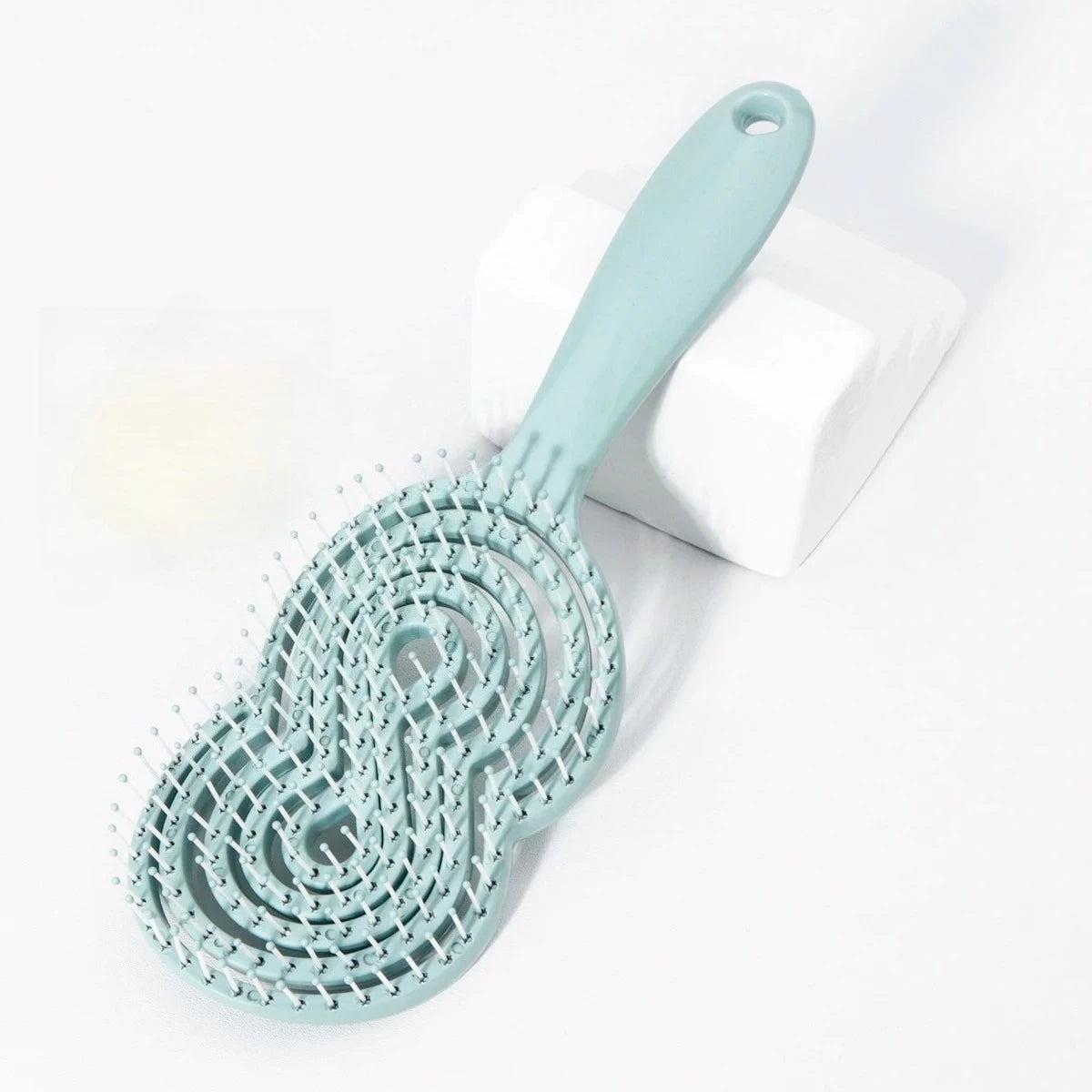 Anti-Static Hollow Loop Brush for Wigs & Natural Hair