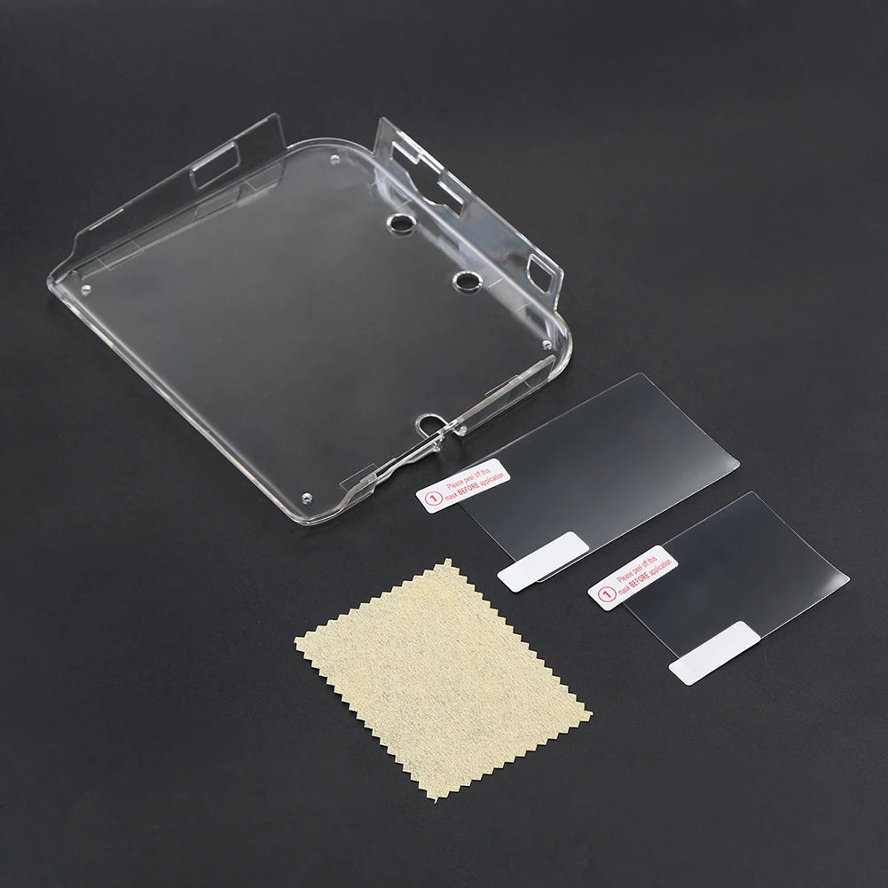 Clear Hard Case Shell for Nintendo 2DS with Screen Protector Peaceful Pleasures Health and Wellness