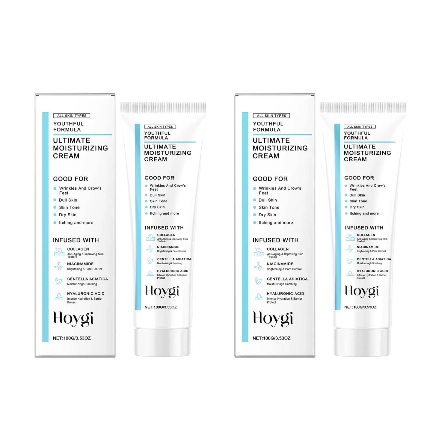 Centella Asiatica Face Cream with Hyaluronic Acid – 100g