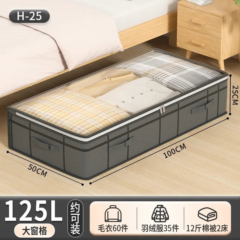Foldable Non-Woven Under-Bed Storage Bag | Large Capacity