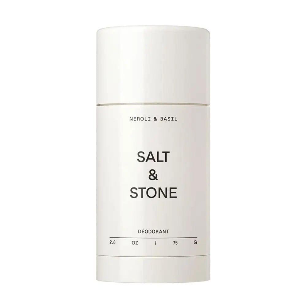 SALT& STONE Brand Deodorant Black Rose Oud Neroli Basil Eliminate Body Odors Fragrance Blam Stick Unisex Natural Plant Deodorant Peaceful Pleasures Health and Wellness white