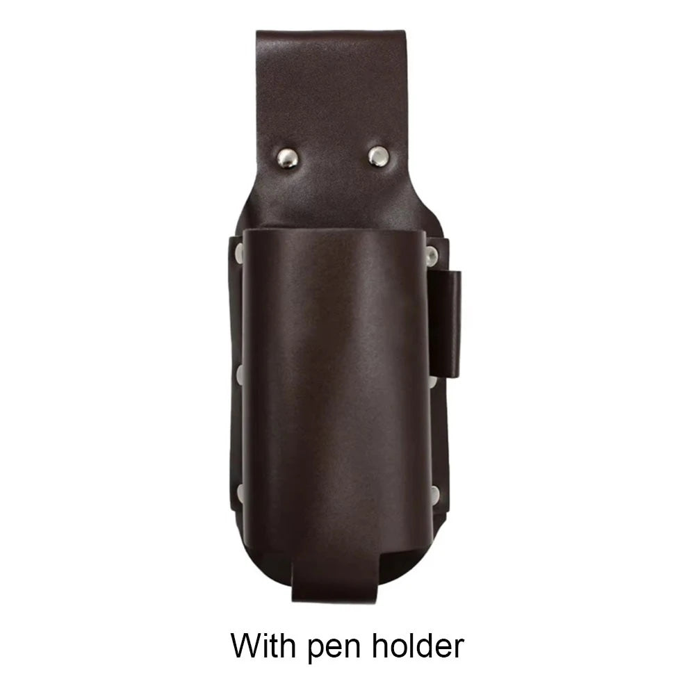 PU Leather Beer Bottle Holster Belt Pouch – Hands-Free Waist Bag