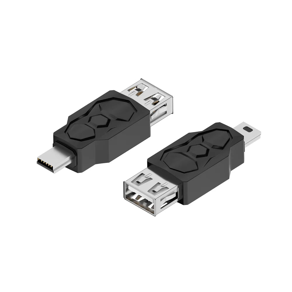 Mini USB 2.0 to Micro Type C Adapter Male To Female Charging Data Transmission 480Mbps Converter For Mobile Phone Camera Tablet Peaceful Pleasures Health and Wellness USB F to Mini USB M 10 PCS