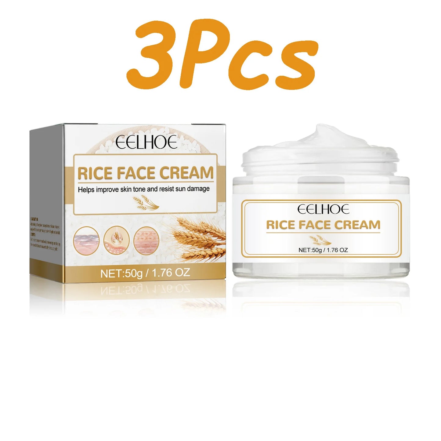 White Rice Face Cream – Firming, Brightening & Moisturizing