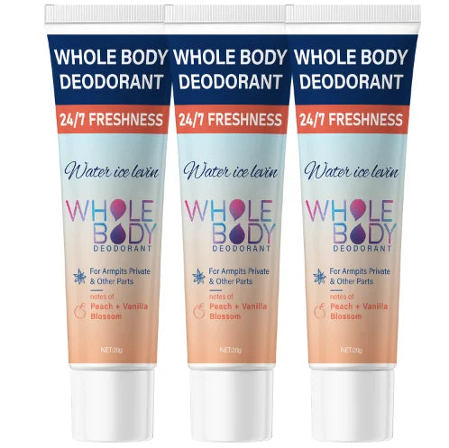 Whole Body Deodorant Cream – Hyaluronic Acid & Peach Vanilla