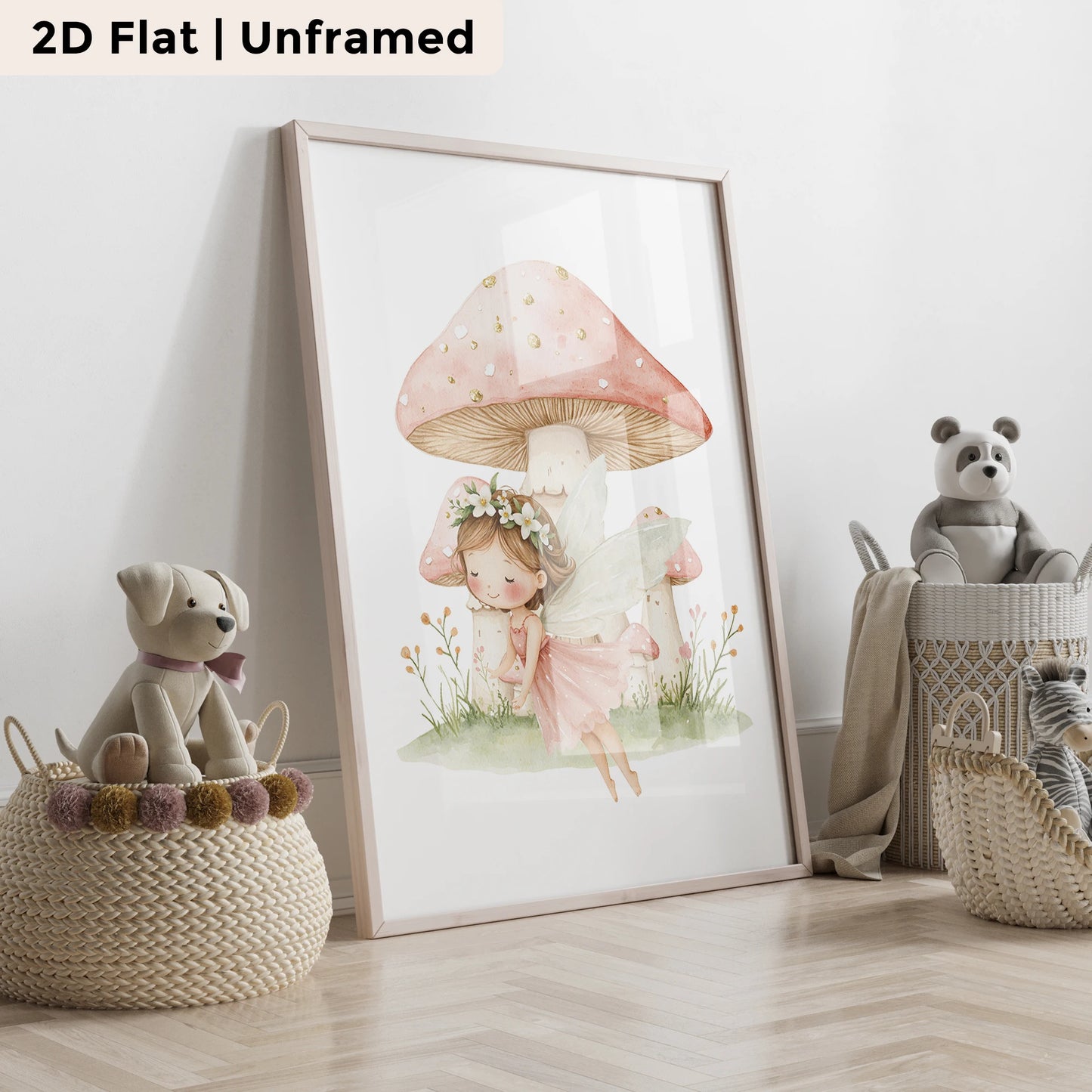 3pcs Modern,Cartoon Mushroom Elf Wall Art Print Canvas Painting Poster Picture For Living Room,Bedroom,Kids Room Home Decor Peaceful Pleasures Health and Wellness CH041-3 21x30cm Unframed