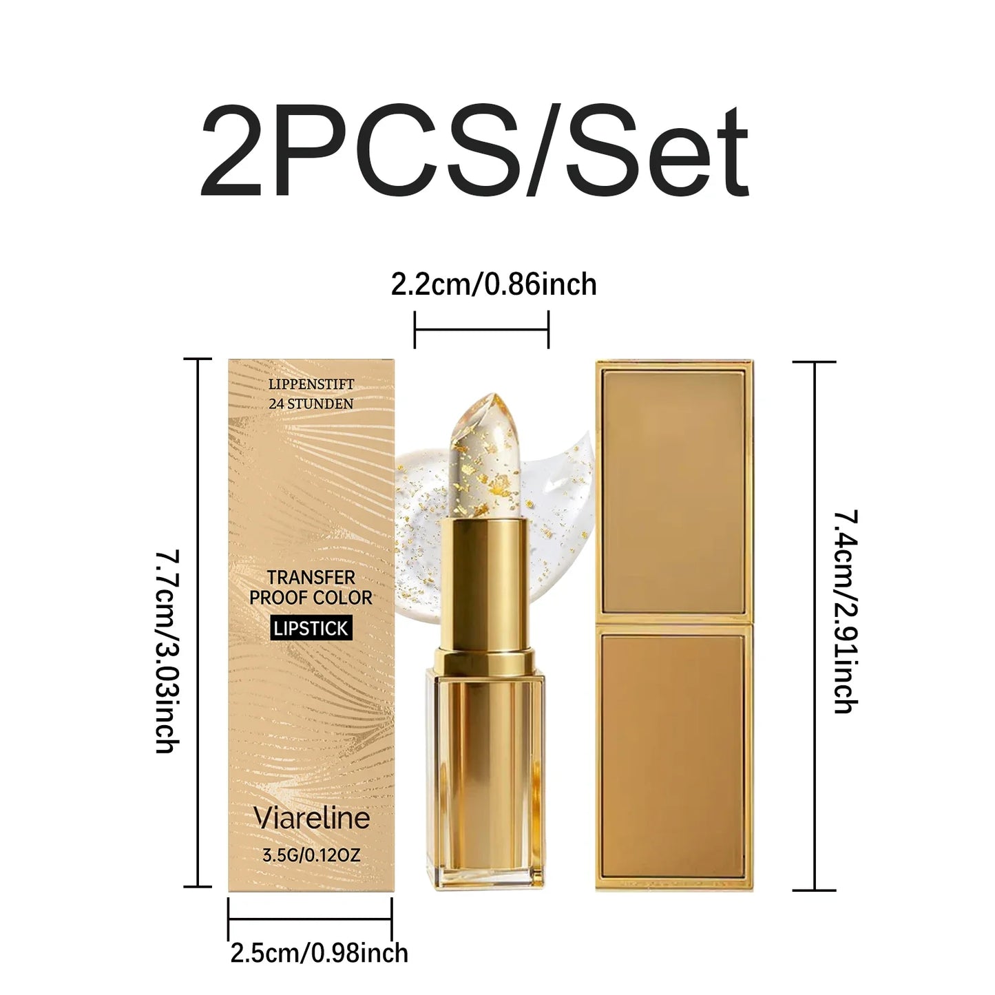 Gold Leaf Color-Changing Lip Balm | Hydrating Natural Tint