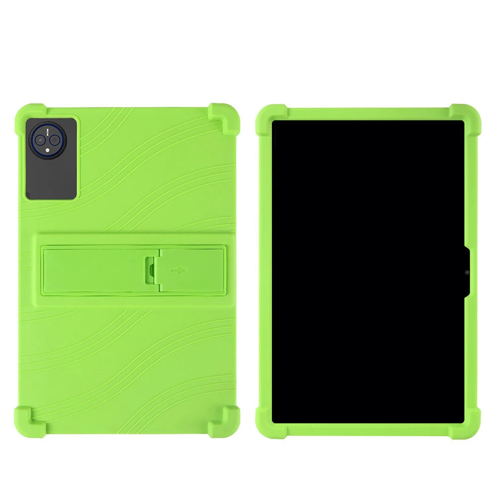For HEADWOLF WPad7 Tablet Model Case Shockproof Cover 10.95 Inch Soft All-Inclusive Drop-Proof Protective Case Peaceful Pleasures Health and Wellness green