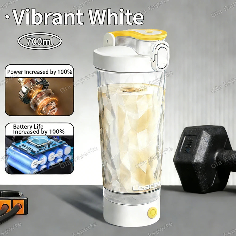 Portable Electric Shaker Bottle 630ml | USB Rechargeable Blender Cup