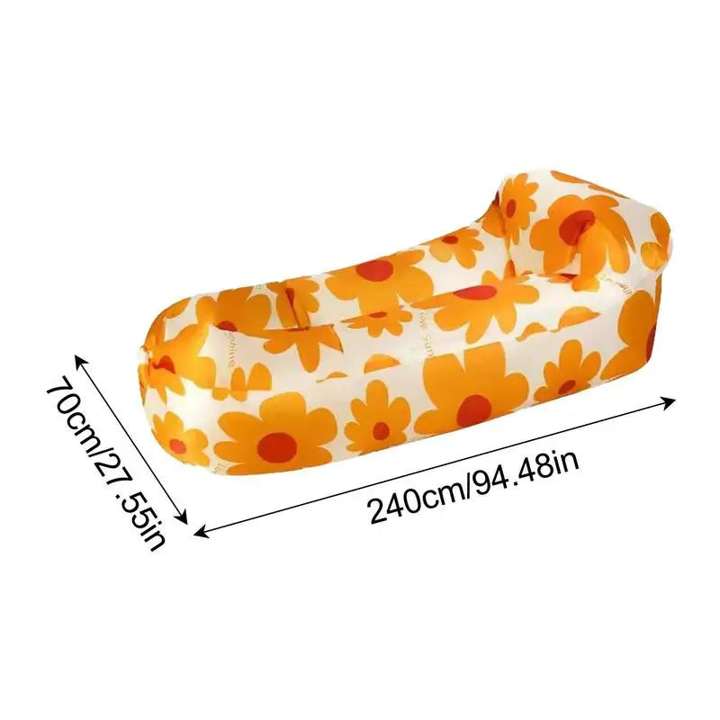 Inflatable Lounger Air Sofa – Portable Waterproof Outdoor Couch