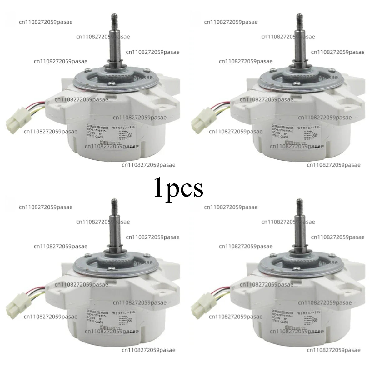 DC Brushless Ceiling Fan Motor WZDK37-38G 310V 37W 760RPM