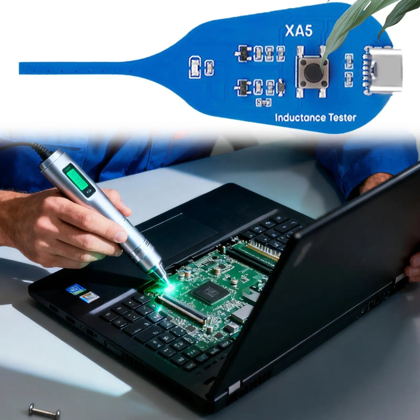 Motherboard Coil Tester | Inductance Diagnostic Tool for PC Repair