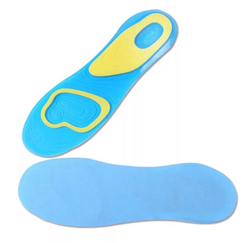 Silicone Non-Slip Gel Soft Sport Shoe Insoles Massaging Insole Orthopedic Foot Care for Feet Shoes Sole Shock Absorption Pads Peaceful Pleasures Health and Wellness 38-42