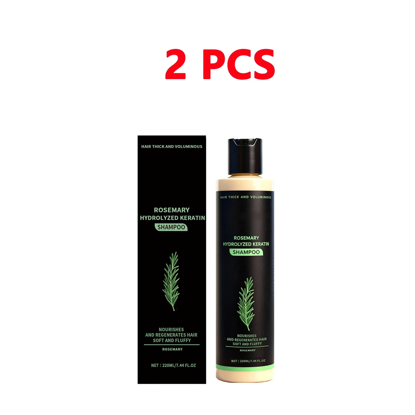Rosemary & Keratin Volumizing Shampoo for Fine Hair 220ml
