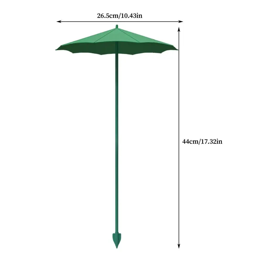 3-Pack Adjustable Garden Plant Umbrellas | UV Sun Shade Parasol