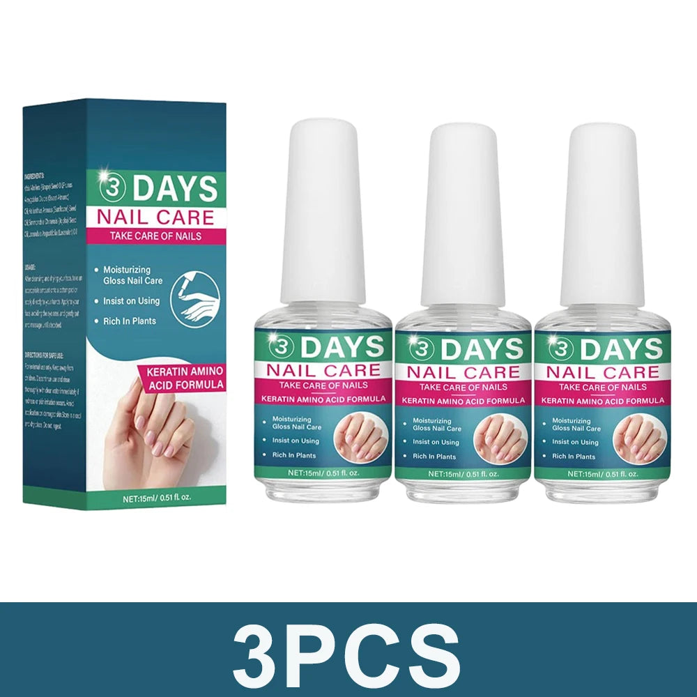 3-Day Keratin Nail Care Oil – Strengthener & Moisture 15ml