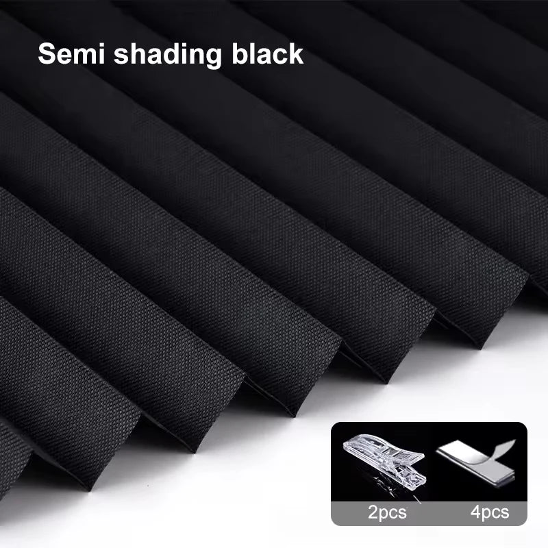 Self-Adhesive Pleated Window Blinds | Cordless No-Drill Shades