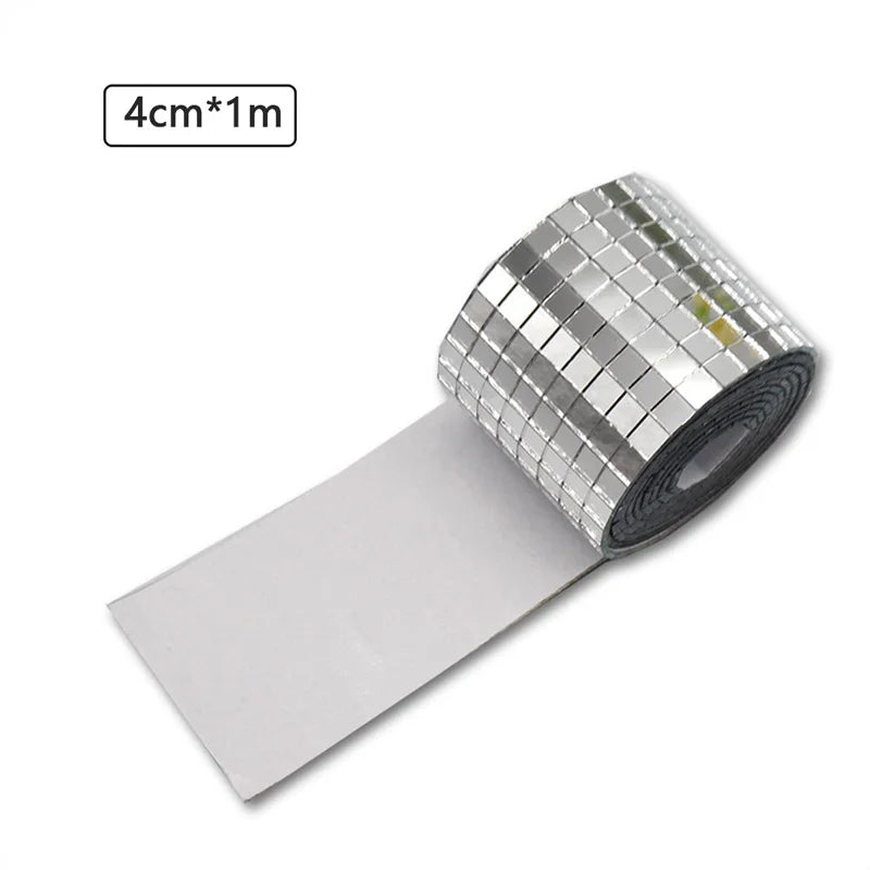 Disco Ball DIY Glass Mirror Wall Stickers – Self-Adhesive