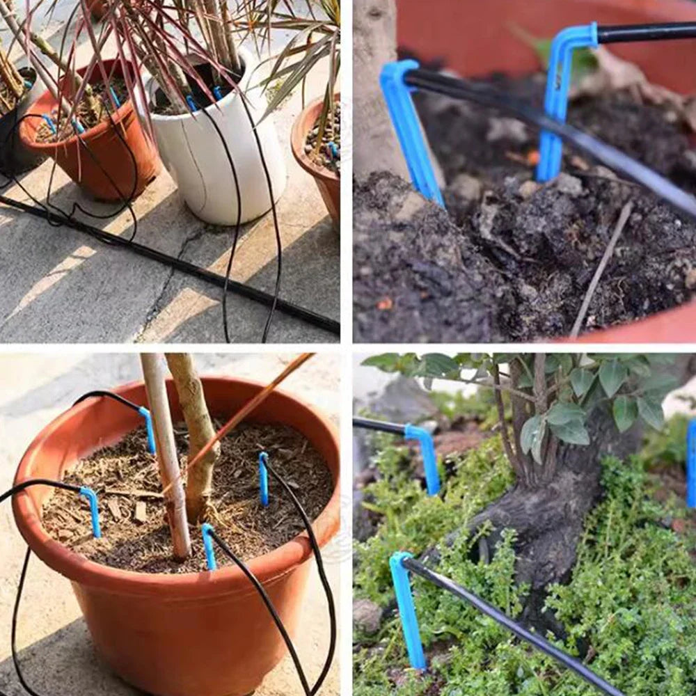 Garden Automatic Watering System Drip Irrigation 4-Way 3/5mm 2-Way Drip Arrow Transmitter Potted Plant 10/20set Greenhouse Peaceful Pleasures Health and Wellness
