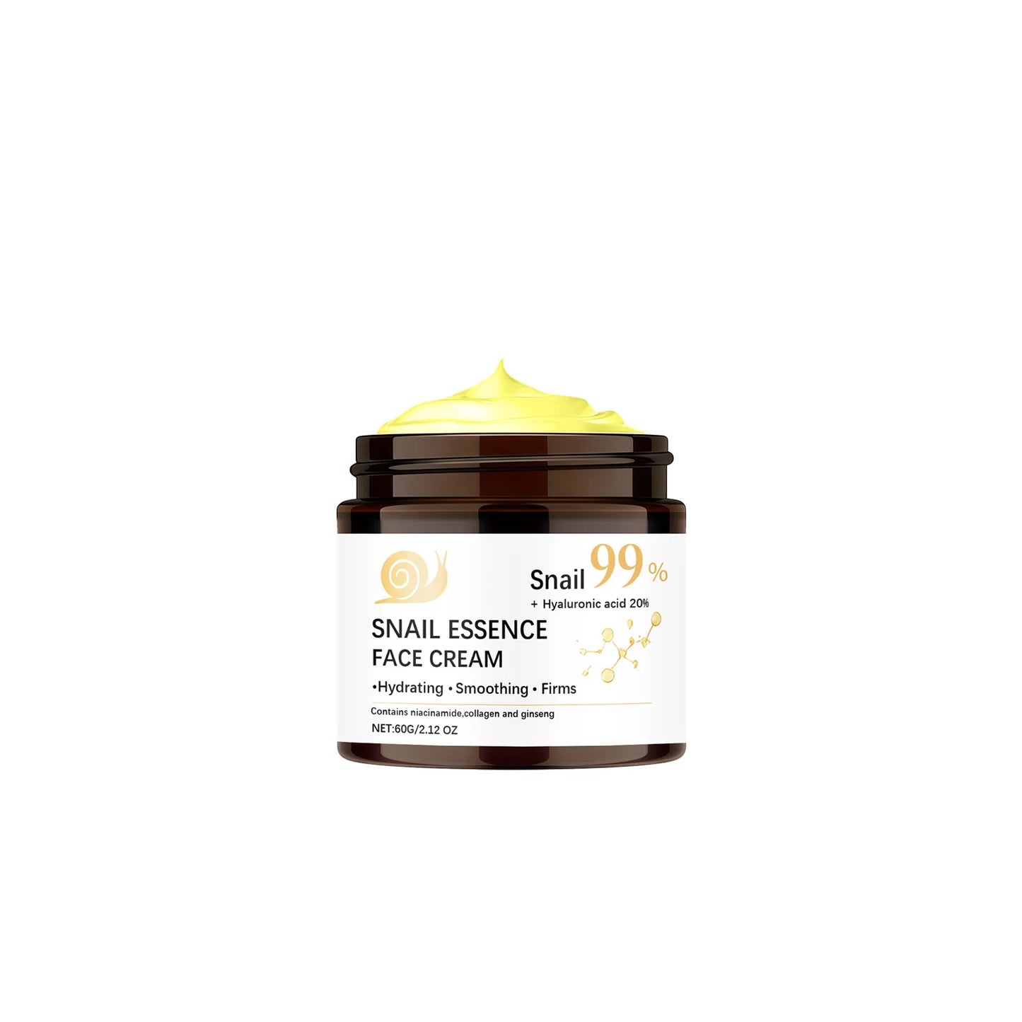 Snail Mucin Face Cream – Anti-Aging, Firming & Brightening