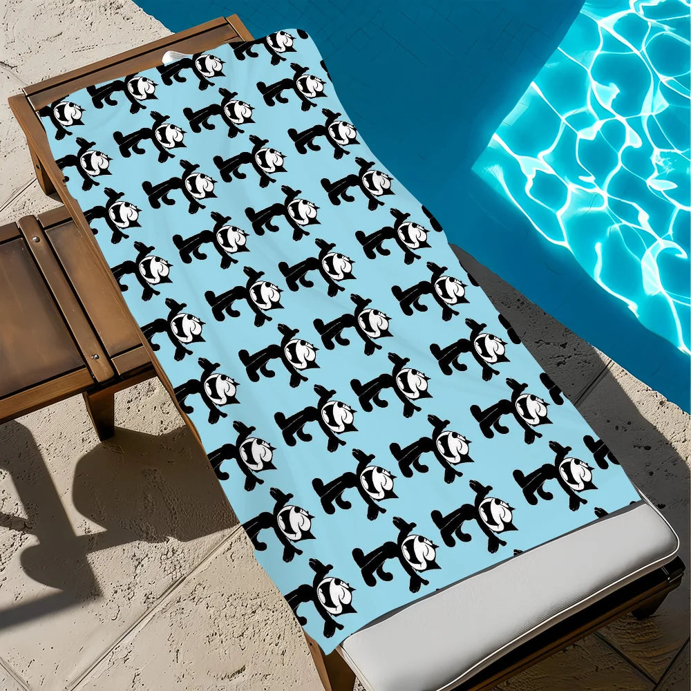 Felix the Cat Quick-Dry Beach Towel | Soft Pool & Travel Towel