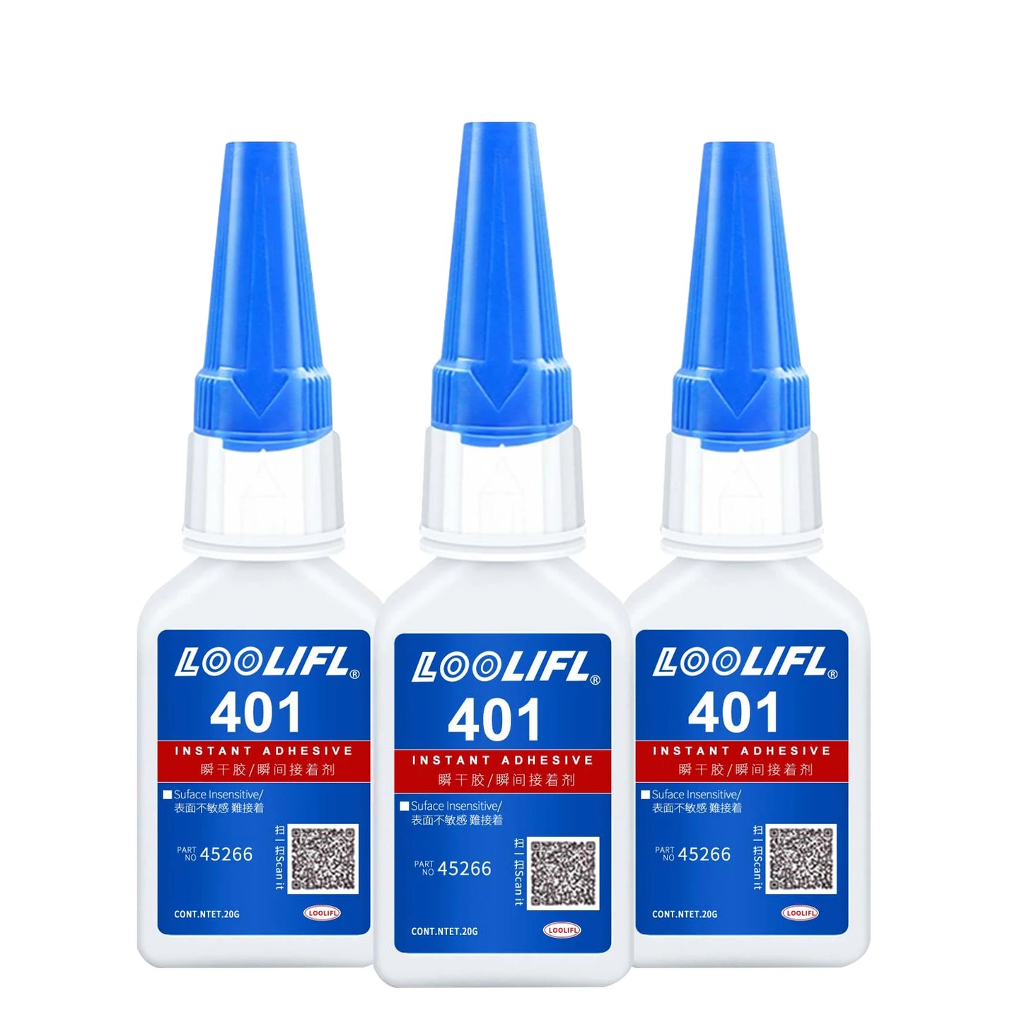 SuperGlue Super Strong Adhesive, Suitable for Instant Transparent Adhesive of Plastics, Metals, Wood, Crafts, Glass and Ceramics Peaceful Pleasures Health and Wellness 20ml-401-3pcs