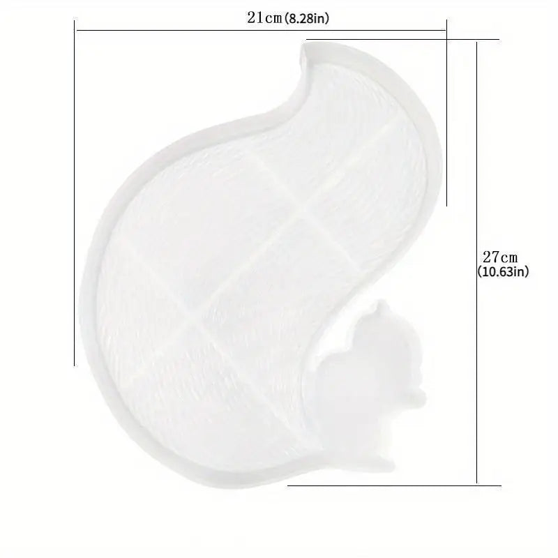 Large Squirrel Tray Silicone Mold DIY Resin Crystal Epoxy Crafts