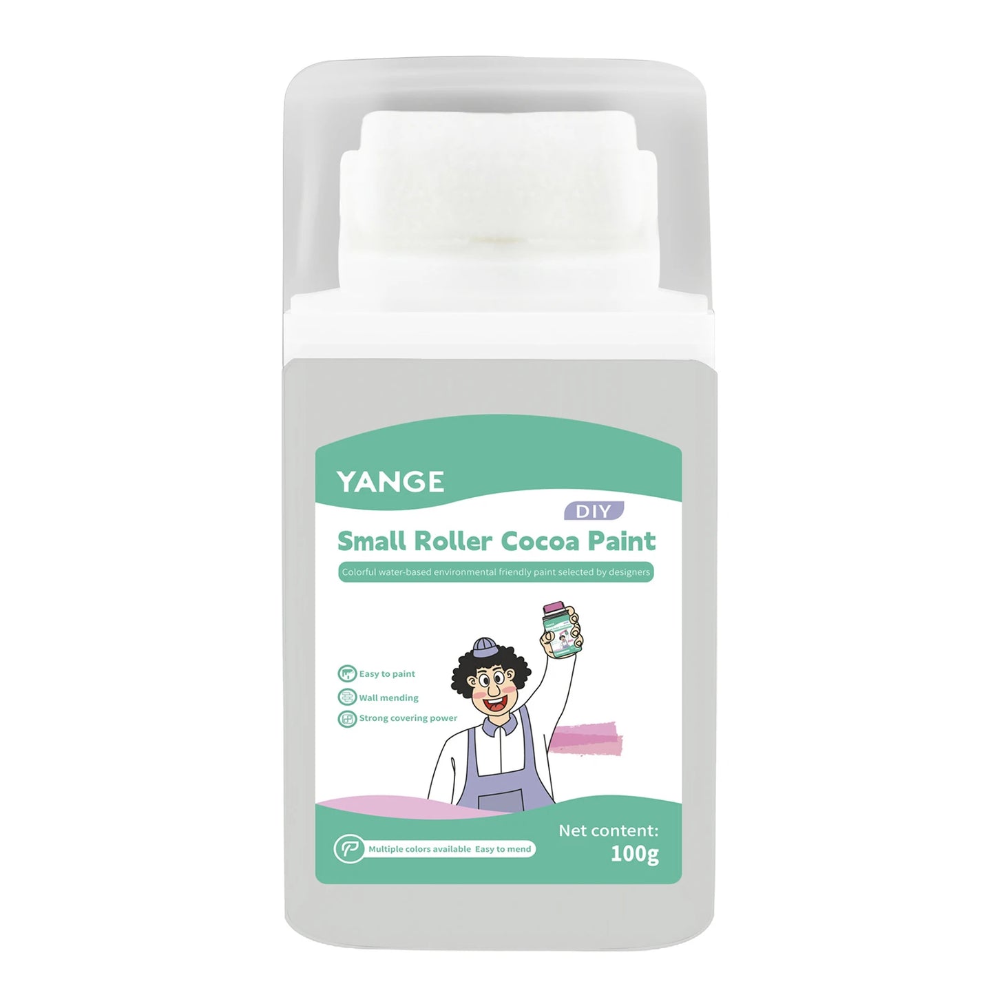 Touch-Up Paint For Walls High Coverage Wall Renovation White Paint For Wall Graffitis Dirty Cover Repair Paint For DIY Graffitis Peaceful Pleasures Health and Wellness Grey