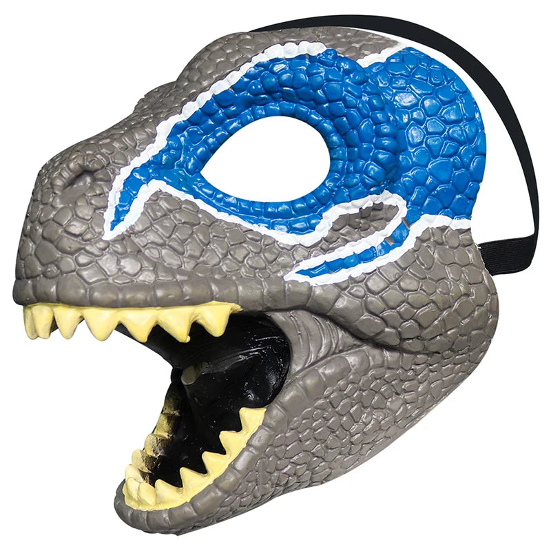 Halloween Opening Dinosaur Mask Halloween Foldable Latex Dinosaur Masque for Halloween Themed Party Accessory Peaceful Pleasures Health and Wellness