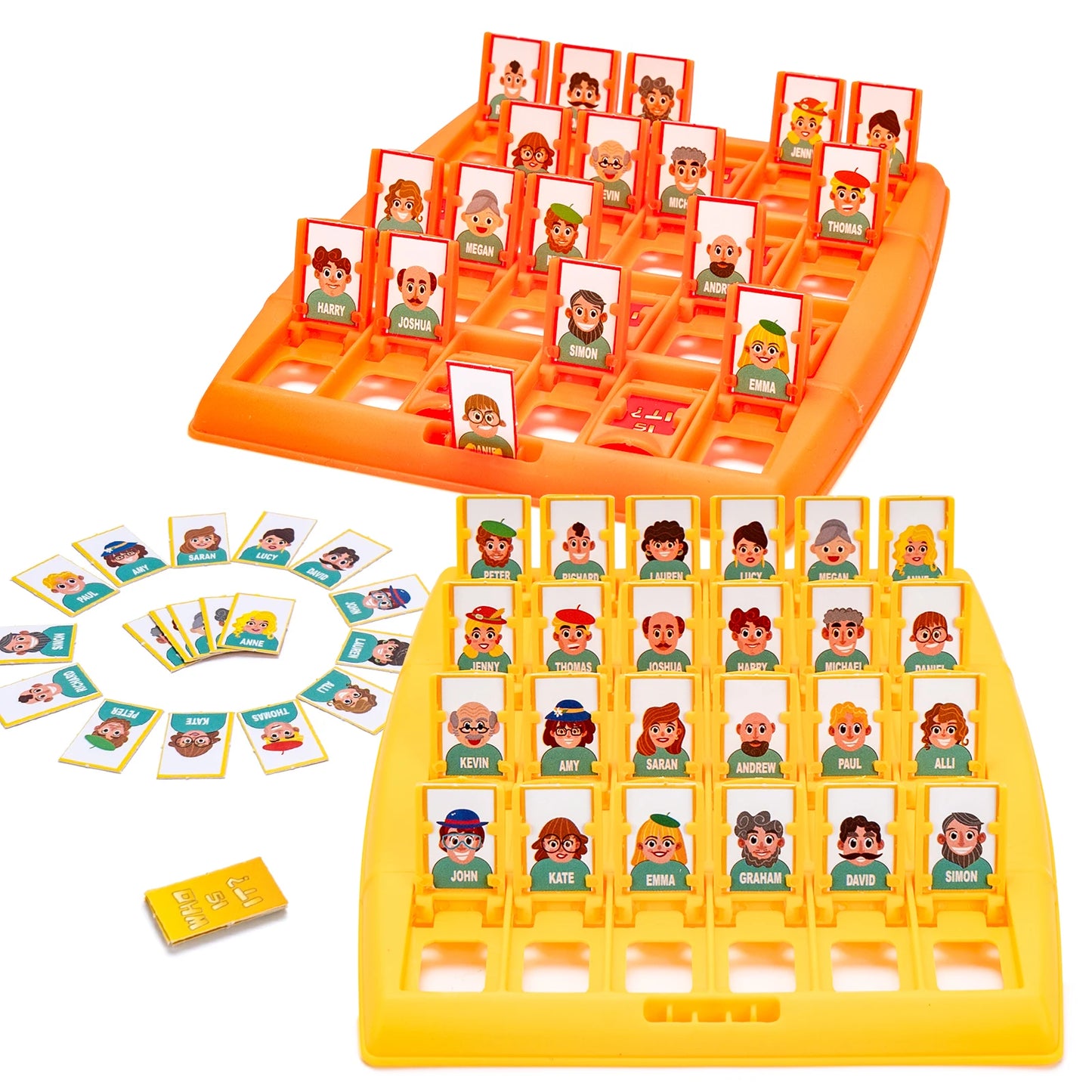 Guess Who I Am Board Game Logical Reasoning Children Puzzle Card