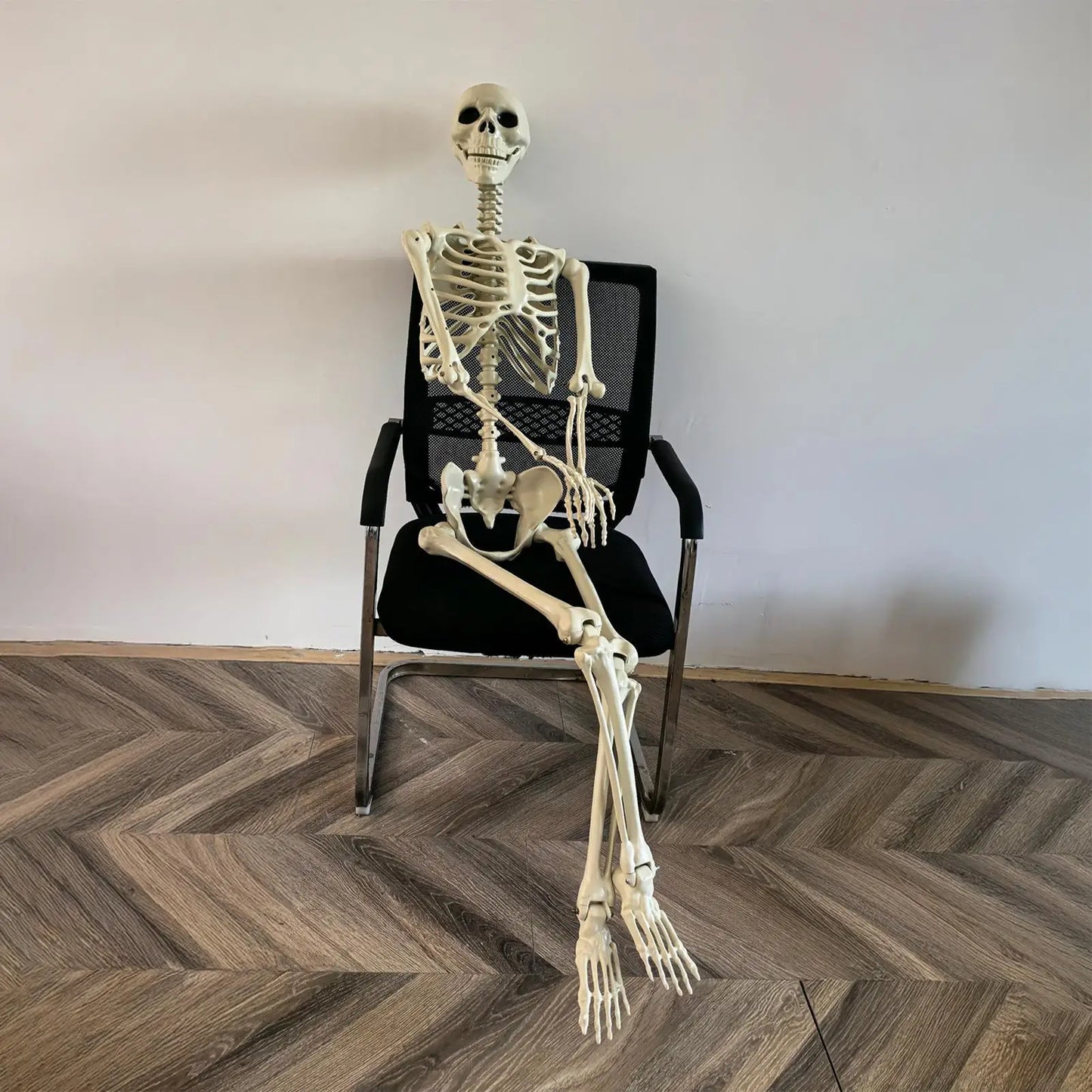 90cm Posable Halloween Skeleton Prop | Haunted House Decor