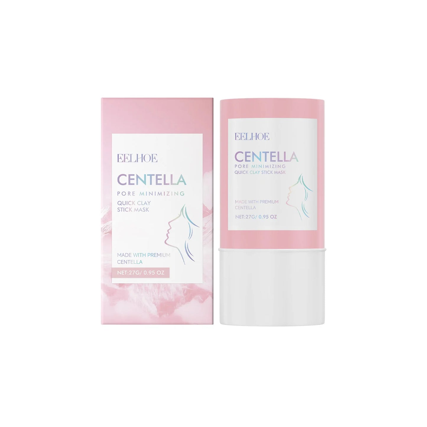 Centella Asiatica Clay Mask Stick Exfoliating Soothing Skin Cleaning Repair Facial Pores Control Oil Moisturizing Clean Mask 27g Peaceful Pleasures Health and Wellness 27g Boxed