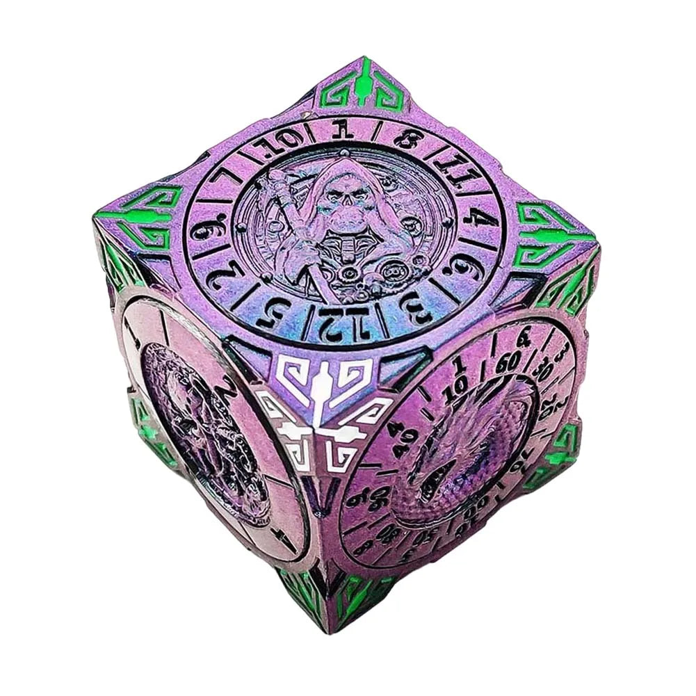 7-in-1 Metal Mechanical Gyroscope Dice for DnD RPG Games