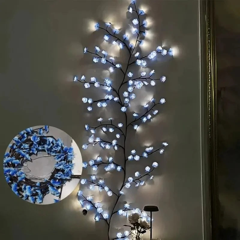 96 LED Bendable Willow Vine Lights | 8 Modes Rattan Decor