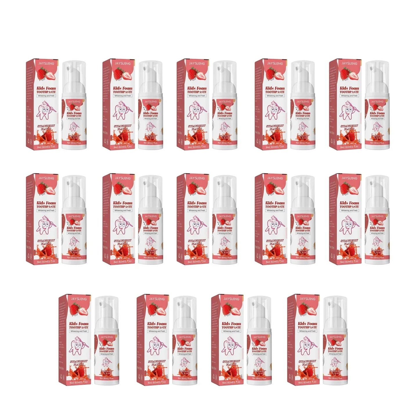Kids Foam Toothpaste – Whitening, Stain Removal & Gum Care