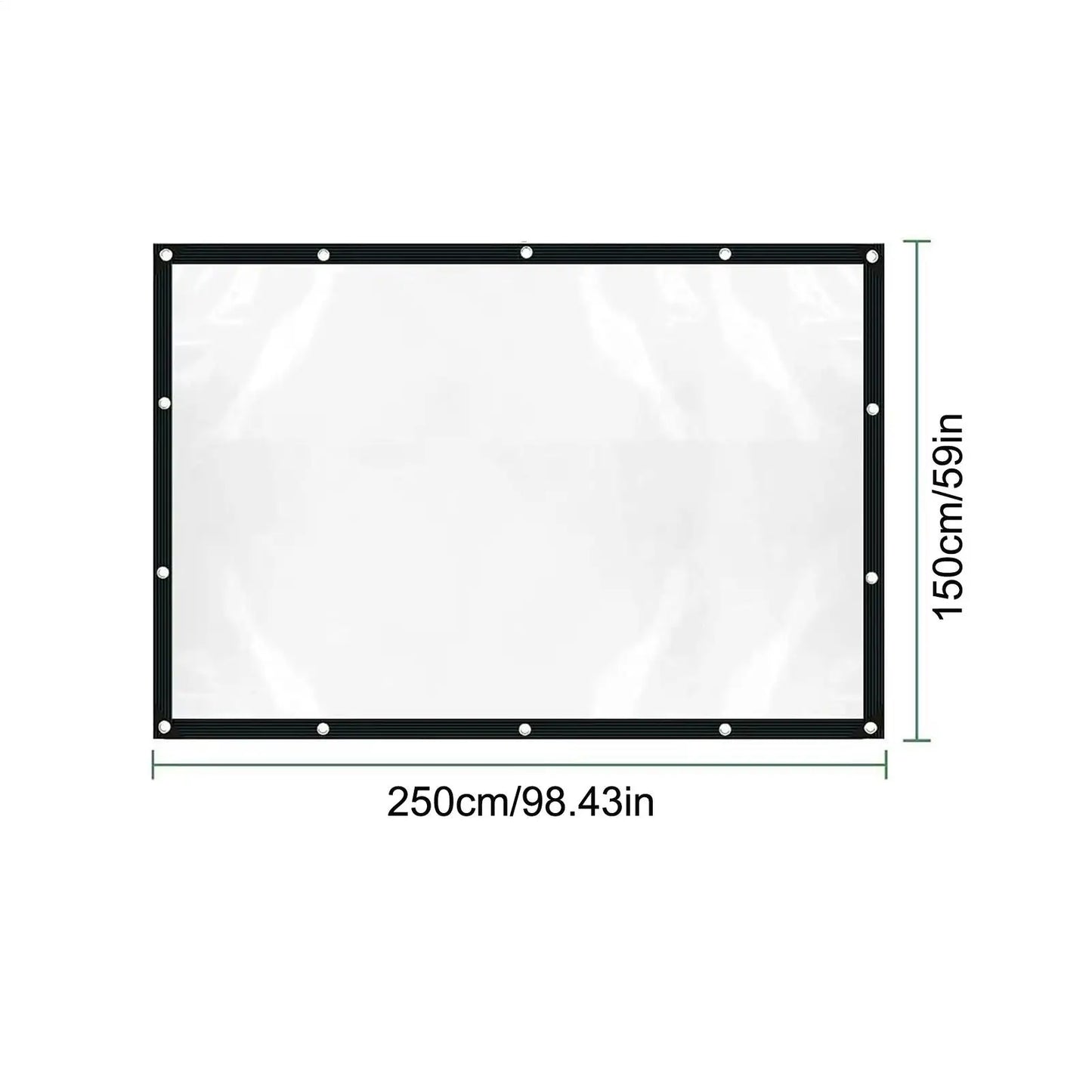 Heavy-Duty Clear PVC Waterproof Tarp | Patio Greenhouse Cover