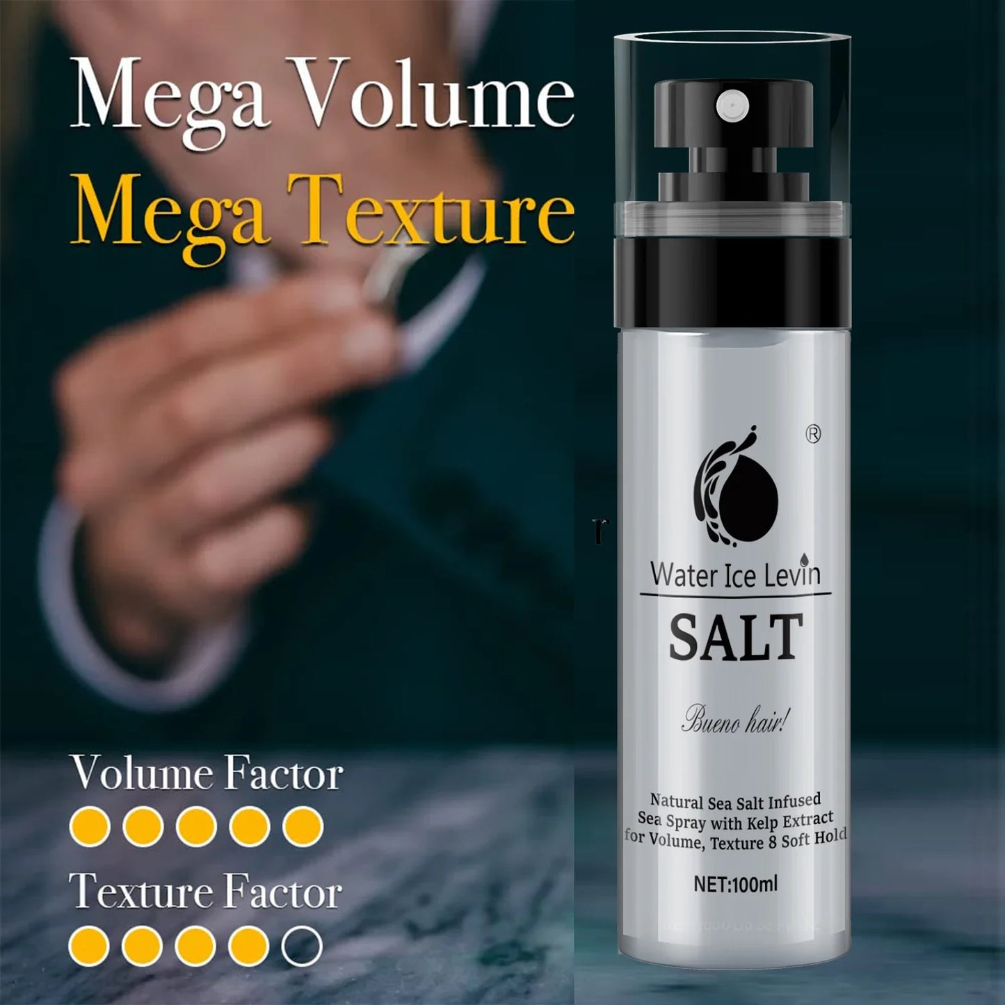 Sea Salt Spray for Volume & Texture – Moisturizing Hair Mist