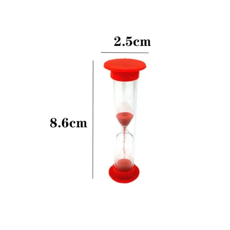 6-Piece Hourglass Sand Timer Set – Kids Desk Décor & Gift Sand Timer Set Peaceful Pleasures Health and Wellness
