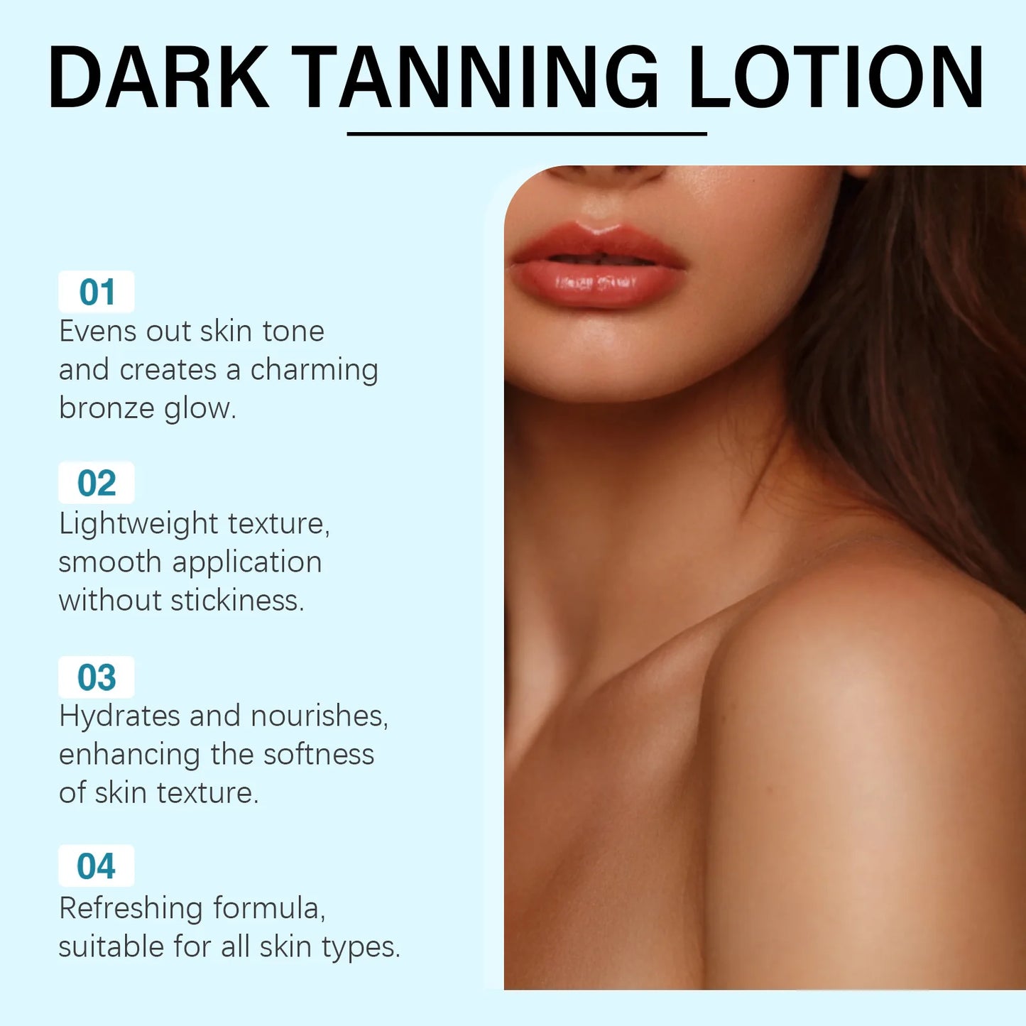Bronze skin blackening lotion, summer beach bronze wheat skin tone moisturizing body blackening cream Peaceful Pleasures Health and Wellness