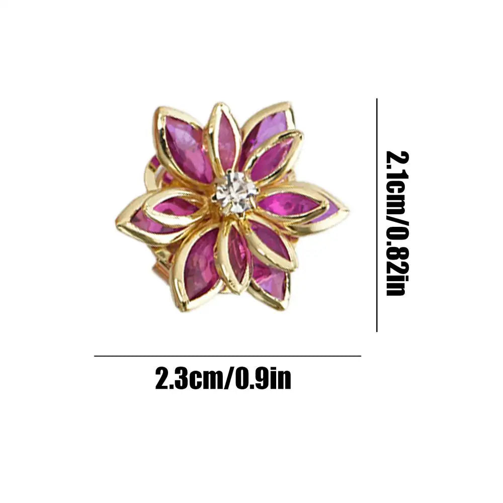 Elegant Camellia Button Cover Cufflinks | Blouses & Formal Shirts