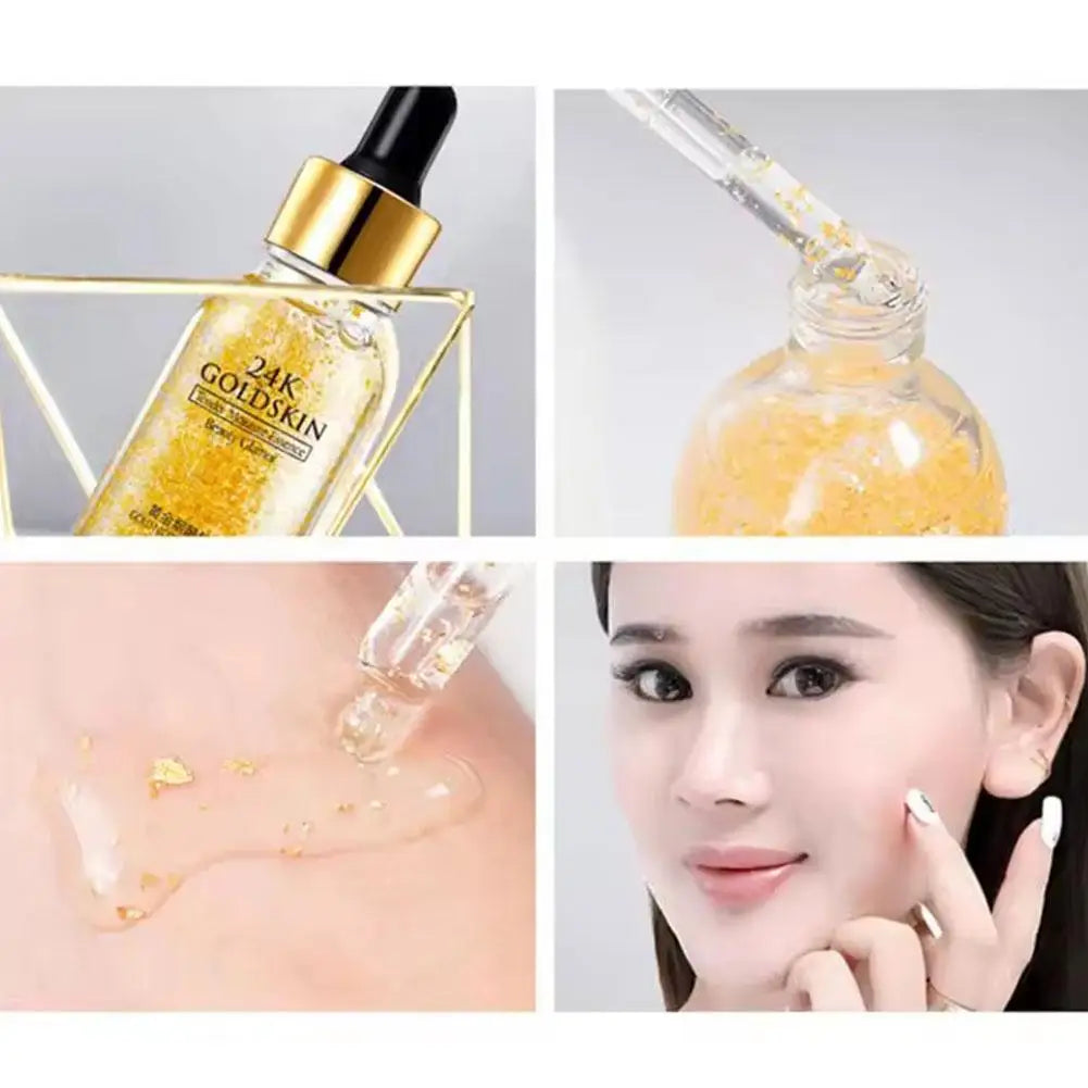 24K Gold Face Serum – Anti-Aging, Brightening & Moisturizing