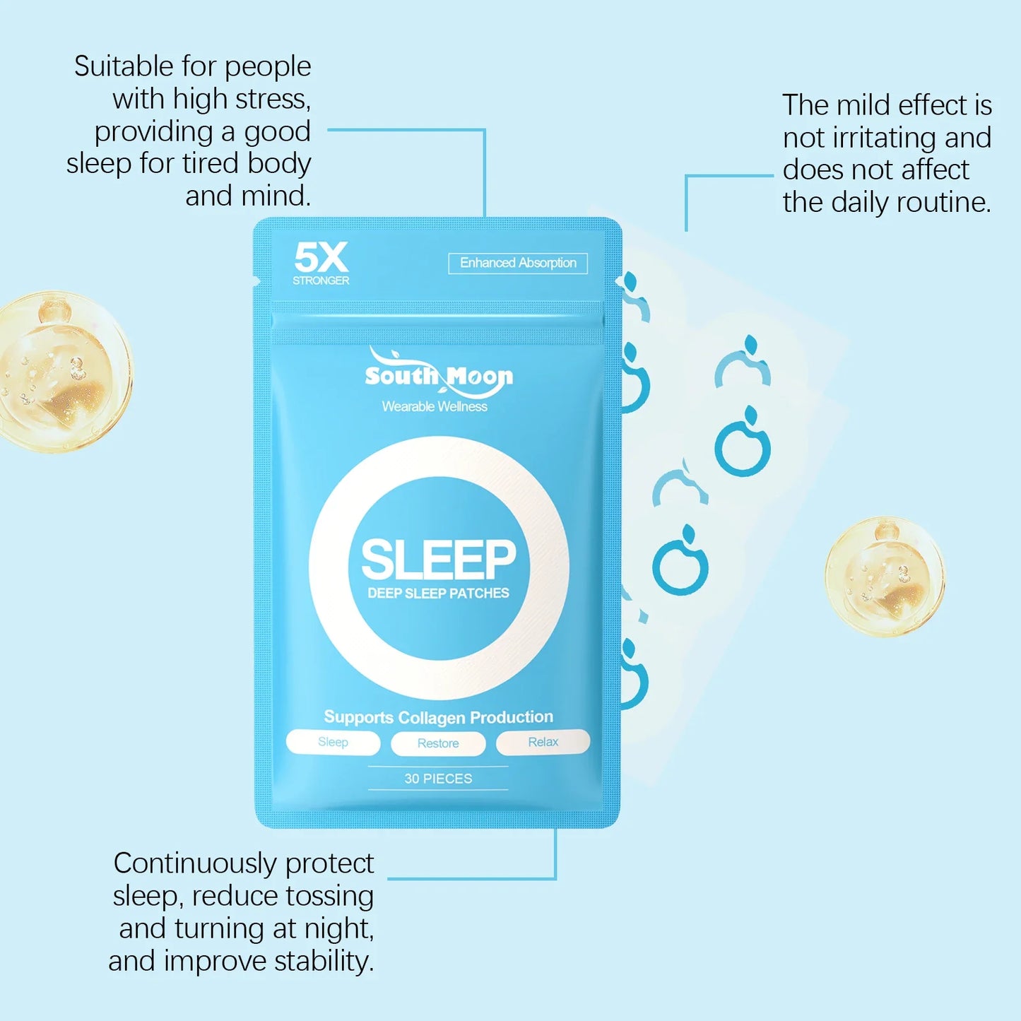 Sleep Body Care Patch – Gentle Nighttime Comfort Patches