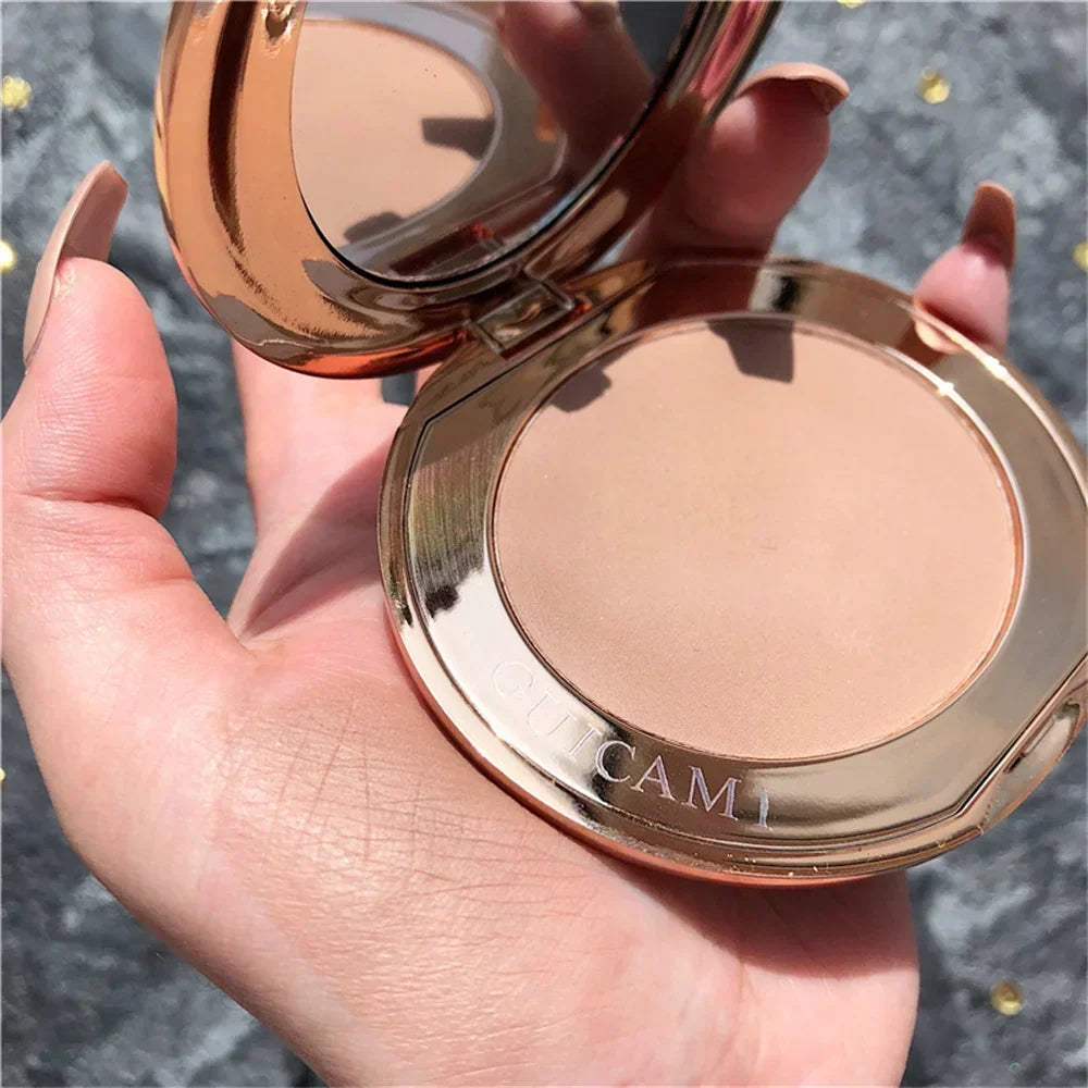 Contour Palette with Mirror | Bronzer & Shadow Powder Makeup