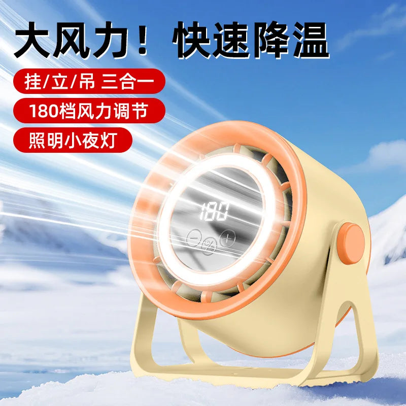 URGGU 180° Silent Turbo Fan – Countertop, Wall & Ceiling Mount