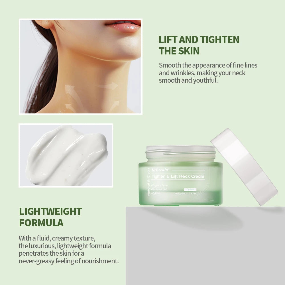 Lakerain Neck Firming Cream – Lifting, Anti-Aging & Moisturizing Neck Firming Cream Peaceful Pleasures Health and Wellness