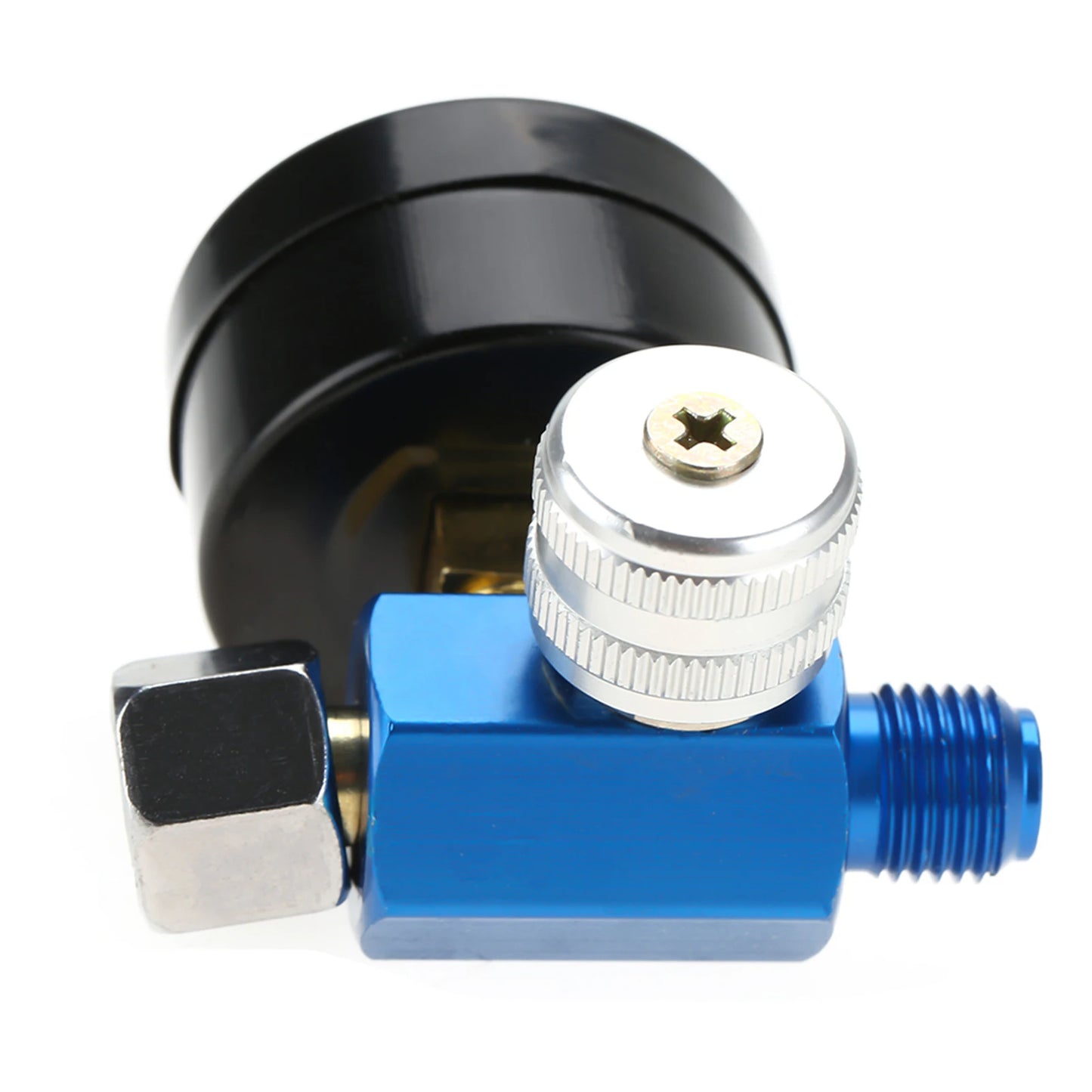 Spray Gun Air Regulator Spray Gun Accessory 1/4 Spray Paint Gun Air Pressure Regulator Pressure Gauge Pneumatic Tool Accessory Peaceful Pleasures Health and Wellness