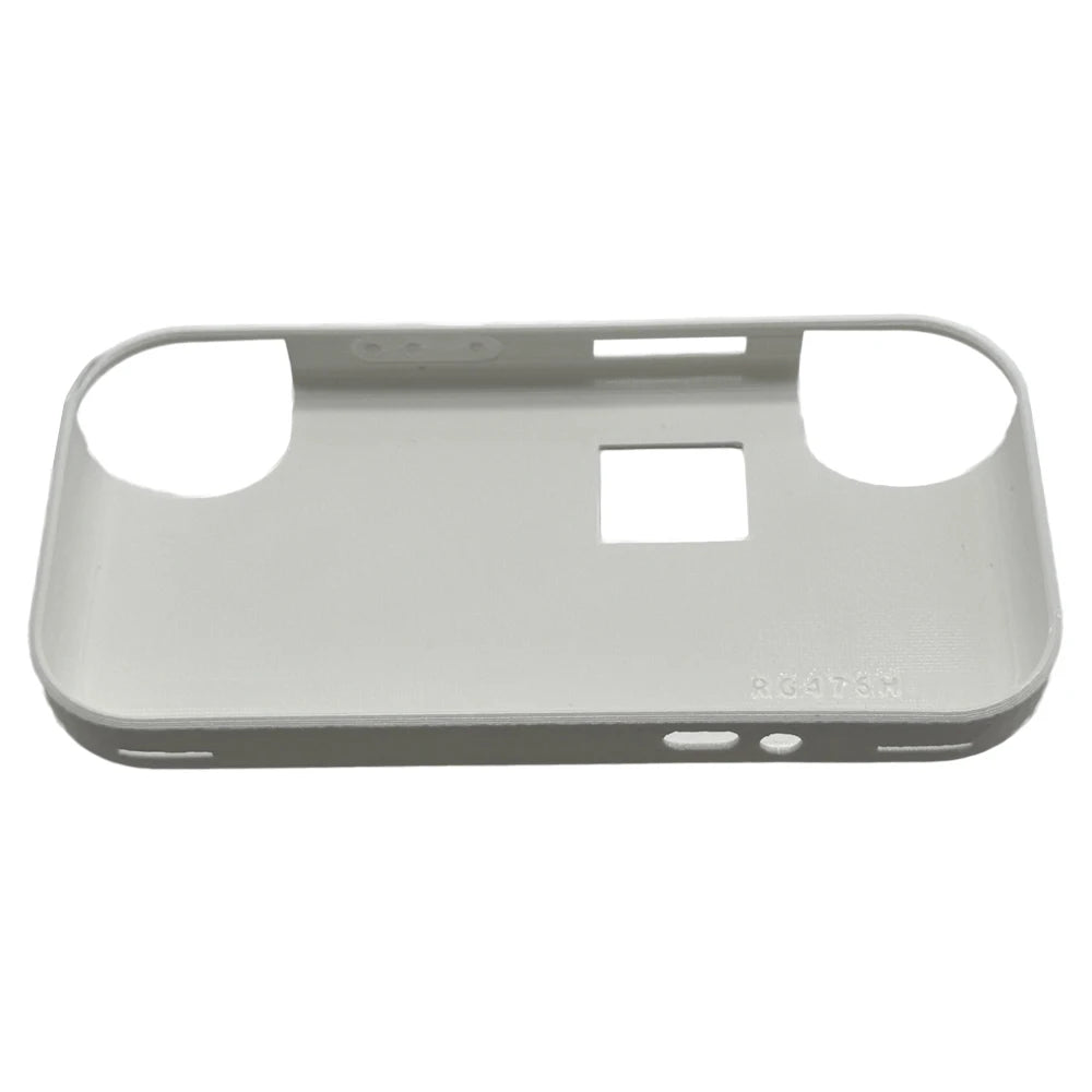 TPU Flexible Protective Shell For ANBERNIC RG476h Console 3D Printed Protective Cover Fashionable And Simple Design Peaceful Pleasures Health and Wellness WHITE