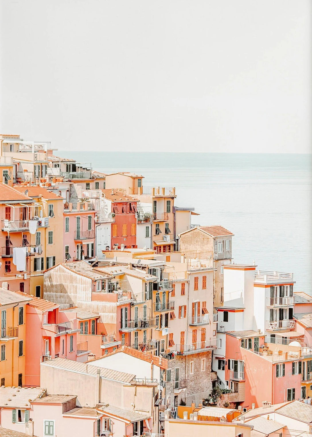 Croatia Coastal Canvas Print | Boho Ocean Beach Wall Art Poster